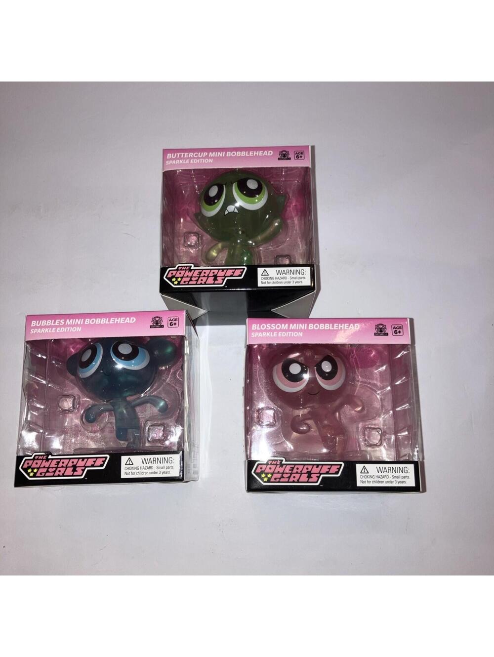 Lot of 3 CultureFly Powerpuff Girls Blossom Buttercup Bubbles Sparkle Edition